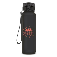 Kulacs ARS UNA műanyag matt BPA-mentes motivációs 1000 ml Dark grey kulacs, kulacstartó