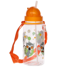 Kulacs Szívószállal 450ml, Gyerekeknek - Makimajom kulacs, kulacstartó