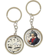 Kulcstartó fémkarika kétoldakas,Beethoven kulcstartó