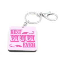 Kulcstartó üzenettel - Best Mum Ever kulcstartó