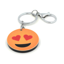Kulcstartó üzenettel - Szív szemek Emoji kulcstartó