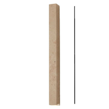  Kültéri fali lámpa, elegáns kőtervezés, energiahatékony LED, 60 cm-d kültéri világítás