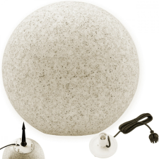 Kültéri kerti lámpa 230V E27 BULL 35cm Stone kültéri világítás