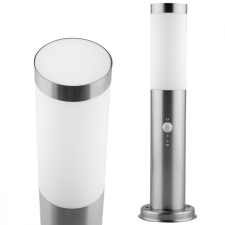  Kültéri kerti lámpa E27 INOX POST 45cm Lilium Lumiled mozgásérzékelővel kültéri világítás