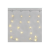  Kültéri LED-es jégcsap fényfüggöny (54 LED, 1.7x0.7 m), meleg fehér