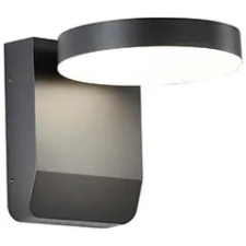  Kültéri LED lámpa, fekete (17W) meleg fehér kültéri világítás