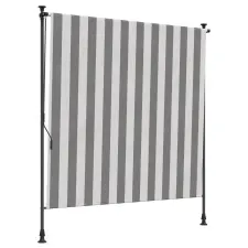  Kültéri Rolós Árnyék Antracit és Fehér 150 x 270 cm nyílászáró