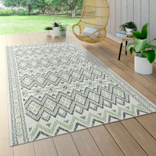  Kültéri szőnyeg geometrikus mintával - zöld 120x170 cm lakástextília