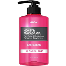 Kundal Honey & Macadamia Pure Body Lotion English Rose 500 ml arctisztító