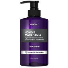 Kundal Honey & Macadamia Treatment Amber Vanilla Hydro Intenzív protein hajápoló 500 ml hajápoló szer
