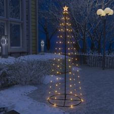  Kúp alakú karácsonyfa 100 meleg fehér LED-del 70 x 180 cm karácsonyi dekoráció