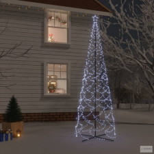  Kúp alakú karácsonyfa 1400 hideg fehér LED-del 160 x 500 cm műfenyő