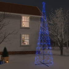  Kúp alakú karácsonyfa 3000 kék LED-del 230 x 800 cm műfenyő