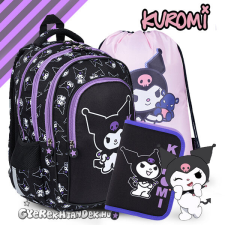  Kuromi ergonomikus iskolatáska, hátizsák SZETT - Black iskolatáska