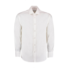 Kustom Kit Férfi hosszú ujjú Ing Kustom Kit Classic Fit Premium Cutaway Oxford Shirt XL, Fehér