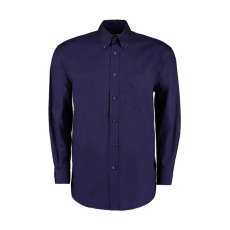 Kustom Kit Férfi hosszú ujjú Ing Kustom Kit Classic Fit Premium Oxford Shirt M, Midnight Sötétkék (navy)