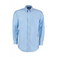 Kustom Kit Férfi hosszú ujjú Ing Kustom Kit Classic Fit Workwear Oxford Shirt XL, Világos kék férfi ing
