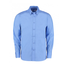 Kustom Kit Férfi hosszú ujjú Ing Kustom Kit Tailored Fit City Shirt L, Világos kék férfi ing