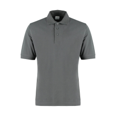 Kustom Kit Férfi rövid ujjú galléros póló Kustom Kit Classic Fit Cotton Klassic Superwash 60° Polo 2XL, Sötét szürke