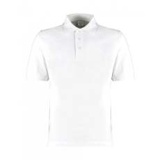 Kustom Kit Férfi rövid ujjú galléros póló Kustom Kit Classic Fit Cotton Klassic Superwash 60° Polo L, Fehér