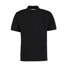 Kustom Kit Férfi rövid ujjú galléros póló Kustom Kit Men's Classic Fit Polo Superwash 60º 3XL, Fekete