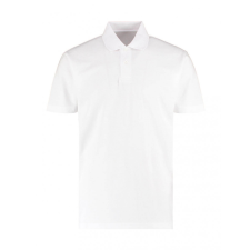Kustom Kit Férfi rövid ujjú galléros póló Kustom Kit Men&#039;s Regular Fit Workforce Polo XL, Fehér férfi póló