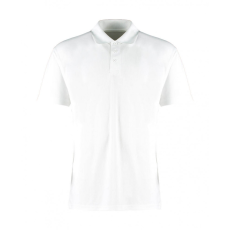 Kustom Kit Férfi rövid ujjú galléros póló Kustom Kit Regular Fit Cooltex Plus Micro Mesh Polo L, Fehér