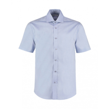 Kustom Kit Férfi rövid ujjú Ing Kustom Kit Classic Fit Premium Cutaway Oxford Shirt SSL M, Világos kék férfi ing