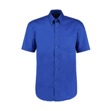 Kustom Kit Férfi rövid ujjú Ing Kustom Kit Classic Fit Premium Oxford Shirt SSL S, Királykék