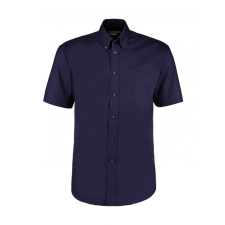 Kustom Kit Férfi rövid ujjú Ing Kustom Kit Classic Fit Premium Oxford Shirt SSL S, Midnight Sötétkék (navy) férfi ing