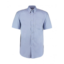 Kustom Kit Férfi rövid ujjú Ing Kustom Kit Classic Fit Premium Oxford Shirt SSL XS, Világos kék férfi ing
