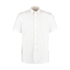 Kustom Kit Férfi rövid ujjú Ing Kustom Kit Classic Fit Workforce Shirt M, Fehér férfi ing