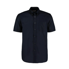 Kustom Kit Férfi rövid ujjú Ing Kustom Kit Classic Fit Workwear Oxford Shirt SSL L, French Sötétkék (navy) férfi ing