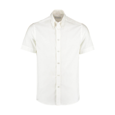 Kustom Kit Férfi rövid ujjú Ing Kustom Kit Tailored Fit Premium Oxford Shirt SSL XL, Fehér