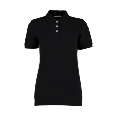 Kustom Kit Női galléros póló rövid ujjú Kustom Kit Ladies' Kate Poloshirt - 2XL (18), Fekete