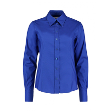 Kustom Kit Női hosszú ujjú blúz Kustom Kit Women&#039;s Tailored Fit Premium Oxford Shirt 2XL, Királykék blúz