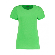 Kustom Kit Női rövid ujjú felső Kustom Kit Women&#039;s Fashion Fit Superwash 60º Tee 2XL, Lime zöld Marl női póló