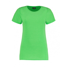 Kustom Kit Női rövid ujjú felső Kustom Kit Women's Fashion Fit Superwash 60º Tee XL, Lime zöld Marl