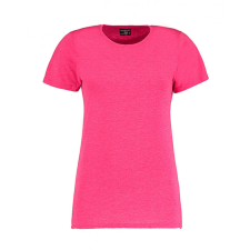 Kustom Kit Női rövid ujjú felső Kustom Kit Women&#039;s Fashion Fit Superwash 60º Tee XL, Rózsaszín Marl női póló