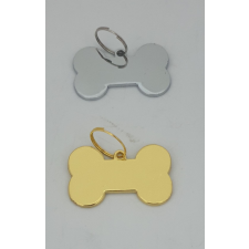  Kutyabiléta - csont alakú kicsi (ezüst) nyakörv, póráz, hám kutyáknak