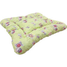 Kutyafekhely kutya mintás pamutvászon zöld Sz:70 cm - H:90 cm szállítóbox, fekhely kutyáknak