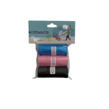  Kutyapiszokzacskó 3 tekercses kutyafelszerelés