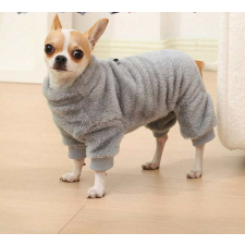  Kutyaruha - Bundás overál - Pórázakasztó - szürke - L kutyaruha