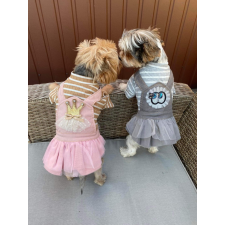  Kutyaruha - Cuki tüllszoknyás ruha - két színben - XL - rózsaszín kutyaruha