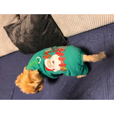  Kutyaruha Karácsony - L - piros kutyaruha