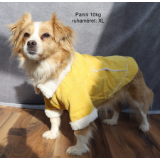  Kutyaruha - Kutyakabát - Kordbársony, bundás - többféle színben - M - zöld kutyaruha