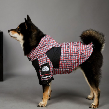  Kutyaruha - Kutyakabát - The Dog Face tépőzáras széldzseki - 4XL - kék kutyaruha