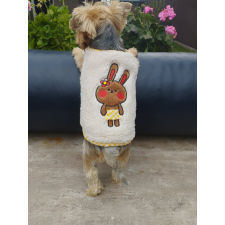  Kutyaruha - Kutyamellény - nyuszi mintával - S kutyaruha