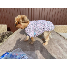  Kutyaruha - Leopárd mintás pamut kutyapóló 	 	 	 	 	 - S kutyaruha