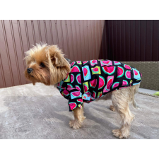  Kutyaruha - Színes pamut kutyapóló dinnye mintával - XL kutyaruha